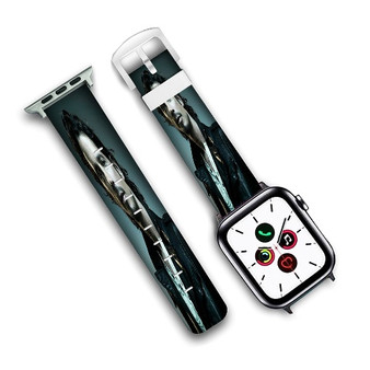 Pastele Chris Cornell Custom New Personalized Apple Watch Band Genuine Leather Watch Band Replacement 38mm 40mm 42mm 44mm