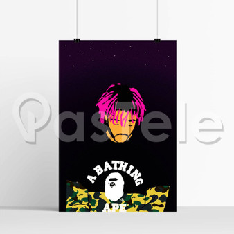 Lil Uzi Vert Camo A Bathing Ape Silk Poster Wall Decor 20 x 13 Inch 24 x 36 Inch