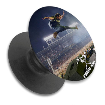 Pastele Pearl Jam at Wrigley Custom Personalized PopSockets Phone Grip Holder Pop Up Phone Stand