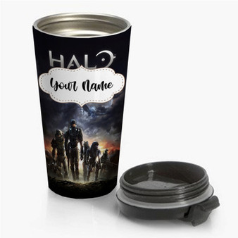 Pastele Halo Reach Custom Personalized Name Steinless Steel Travel Mug