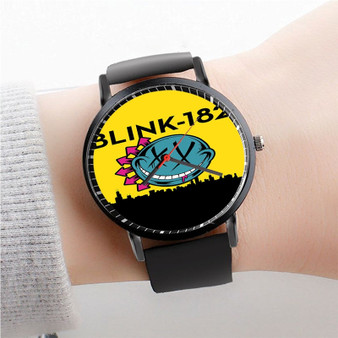 Pastele Blink 182 Rotofugi Watch Custom Unisex Black Quartz Watch Premium Gift Box Watches