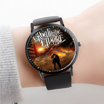 Pastele Crown The Empire The Fallout Watch Custom Unisex Black Quartz Watch Premium Gift Box Watches