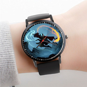 Pastele Darth Vader and Ahsoka Tano Watch Custom Unisex Black Quartz Watch Premium Gift Box Watches