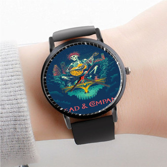 Pastele Dead Company Grateful Dead Watch Custom New Unisex Black Quartz Watch Premium Gift Box Watches