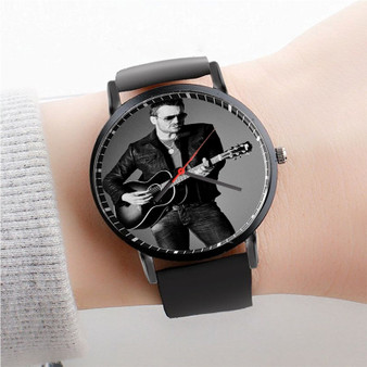 Pastele Eric Church Watch Art Custom New Unisex Black Quartz Watch Premium Gift Box Watches