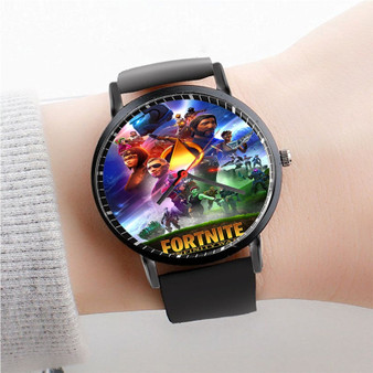 Pastele Fortnite Infinity War Watch Custom Unisex Black Quartz Watch Premium Gift Box Watches
