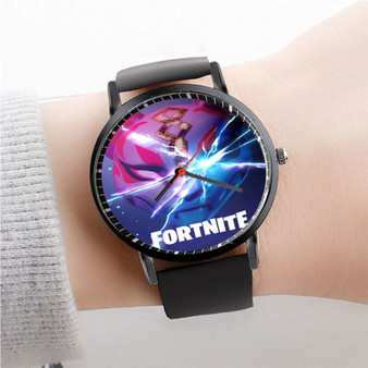 Pastele Fortnite Season 5 Watch Custom Unisex Black Quartz Watch Premium Gift Box Watches