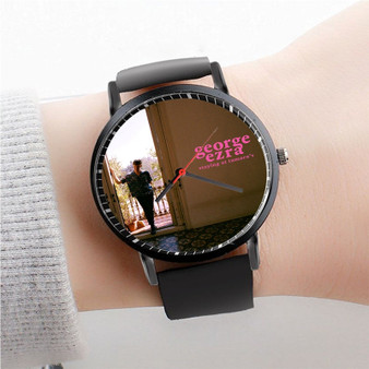 Pastele george ezra Watch Custom New Unisex Black Quartz Watch Premium Gift Box Watches