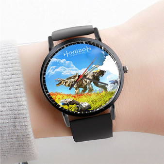 Pastele Horizon Zero Dawn Watch Custom New Unisex Black Quartz Watch Premium Gift Box Watches