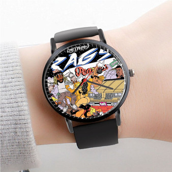 Pastele House Earth Gang Feat Mick Jenkins Watch Custom New Unisex Black Quartz Watch Premium Gift Box Watches
