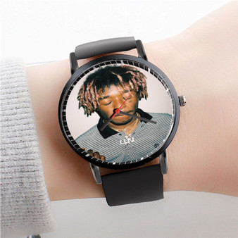 Pastele Lil Uzi Vert Rapper Watch Custom Unisex Black Quartz Watch Premium Gift Box Watches