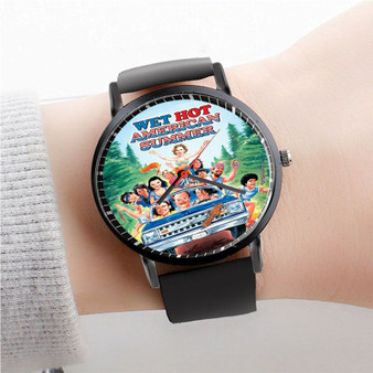 Pastele Wet Hot American Summer Watch Custom Unisex Black Quartz Watch Premium Gift Box Watches