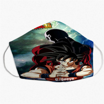 Pastele Goku Jiren Dragon Ball Super Custom Fabric Face Mask Polyester Two Layers Cloth Washable Non-Surgical Protective Face Mask