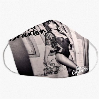 Pastele Sex Cigarettes Toni Braxton Custom Fabric Face Mask Polyester Two Layers Cloth Washable Non-Surgical Protective Face Mask