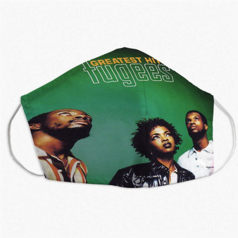 Pastele The Fugees Art Custom Fabric Face Mask Polyester Two Layers Cloth Washable Non-Surgical Protective Face Mask