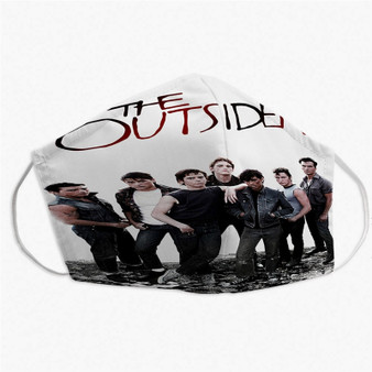 Pastele The Outsiders Custom Fabric Face Mask Polyester Two Layers Cloth Washable Non-Surgical Protective Face Mask
