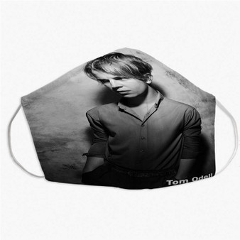 Pastele Tom Odell Custom Fabric Face Mask Polyester Two Layers Cloth Washable Non-Surgical Protective Face Mask