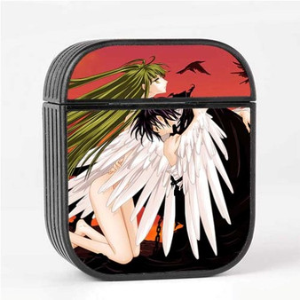 Pastele Lelouch and CC Hug Code Geass Custom Personalized AirPods Case Apple AirPods Gen 1 AirPods Gen 2 AirPods Pro Protective Cover Sublimation