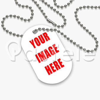 Custom Your Image Personalized Dog Tags ID Name Tag Pet Tag Jewelry Necklaces Pendant Chain