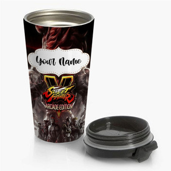 Pastele Street Fighter V Arcade Edition Custom Personalized Name Steinless Steel Travel Mug