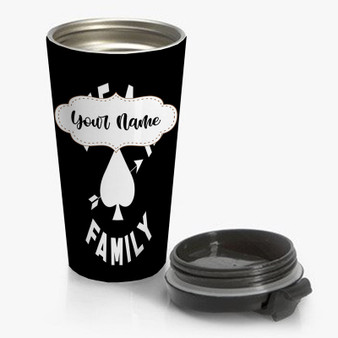 Pastele Ace Family Custom Personalized Name Steinless Steel Travel Mug