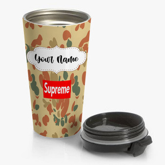 Pastele Bape Supreme Custom Personalized Name Steinless Steel Travel Mug