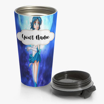 Pastele Sailor Mercury Custom Personalized Name Steinless Steel Travel Mug