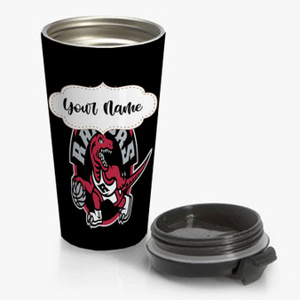 Pastele Toronto Raptors NBA Art Custom Personalized Name Steinless Steel Travel Mug