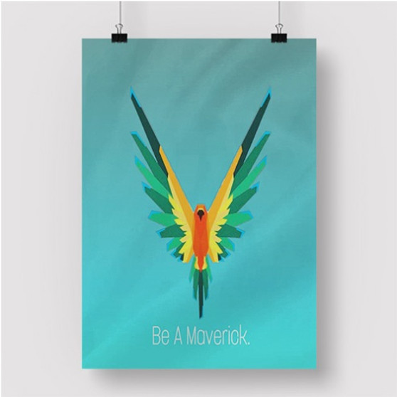 Pastele Maverick Bird Logan Paul Custom Personalized Silk Poster Print Wall Decor 20 x 13 Inch 24 x 36 Inch Wall Hanging Art Home Decoration