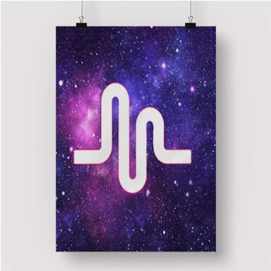 Pastele musically galaxy Custom Personalized Silk Poster Print Wall Decor 20 x 13 Inch 24 x 36 Inch Wall Hanging Art Home Decoration