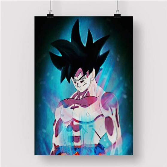 Pastele New Level Goku Dragon Ball Super Custom Personalized Silk Poster Print Wall Decor 20 x 13 Inch 24 x 36 Inch Wall Hanging Art Home Decoration