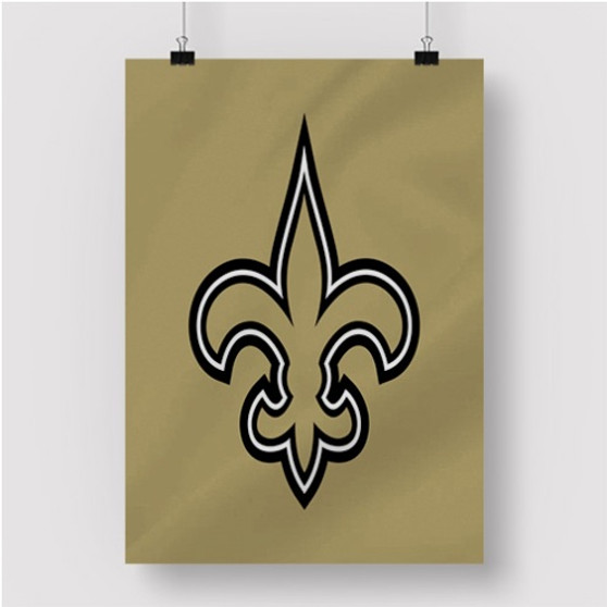 Pastele New Orleans Saints NFL Art Custom Personalized Silk Poster Print Wall Decor 20 x 13 Inch 24 x 36 Inch Wall Hanging Art Home Decoration
