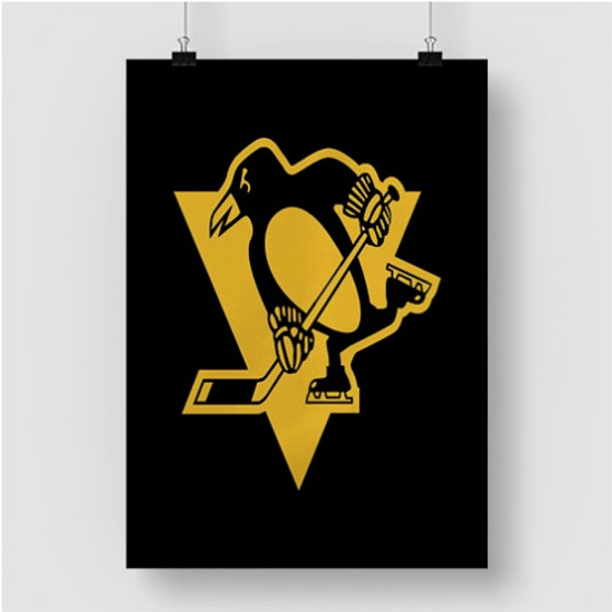 Pastele Pittsburgh Penguins NHL Art Custom Personalized Silk Poster Print Wall Decor 20 x 13 Inch 24 x 36 Inch Wall Hanging Art Home Decoration