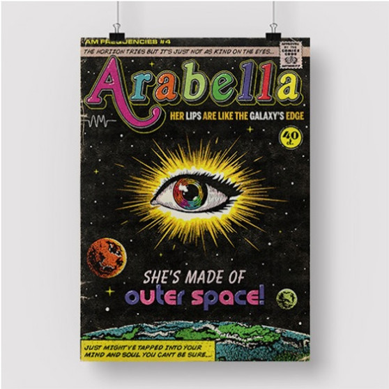 Pastele Arabella Arctic Monkeys Custom Personalized Silk Poster Print Wall Decor 20 x 13 Inch 24 x 36 Inch Wall Hanging Art Home Decoration
