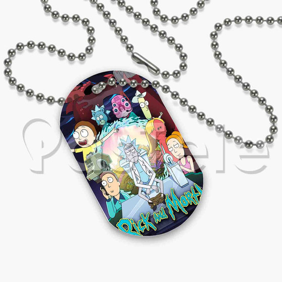 Rick and Morty Custom Personalized Dog Tags ID Name Tag Pet Tag