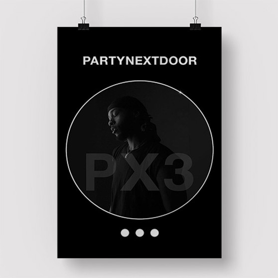 Pastele PARTYNEXTDOOR Custom Personalized Silk Poster Print Wall Decor 20 x 13 Inch 24 x 36 Inch Wall Hanging Art Home Decoration