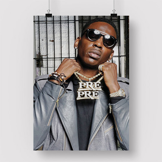Pastele Young Dolph Custom Personalized Silk Poster Print Wall Decor 20 x 13 Inch 24 x 36 Inch Wall Hanging Art Home Decoration