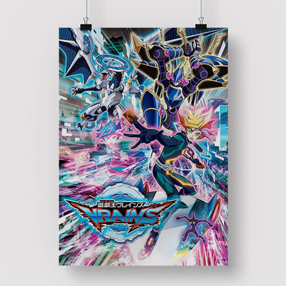 Pastele Yu Gi Oh VRAINS Custom Personalized Silk Poster Print Wall Decor New 20 x 13 Inch 24 x 36 Inch Wall Hanging Art Home Decoration