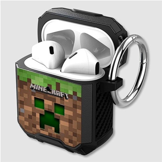 Pastele Minecraft Custom Personalized Airpods Case Shockproof Cover The Best Smart Protective Cover With Ring AirPods Gen 1 2 3 Pro Black Pink Colors