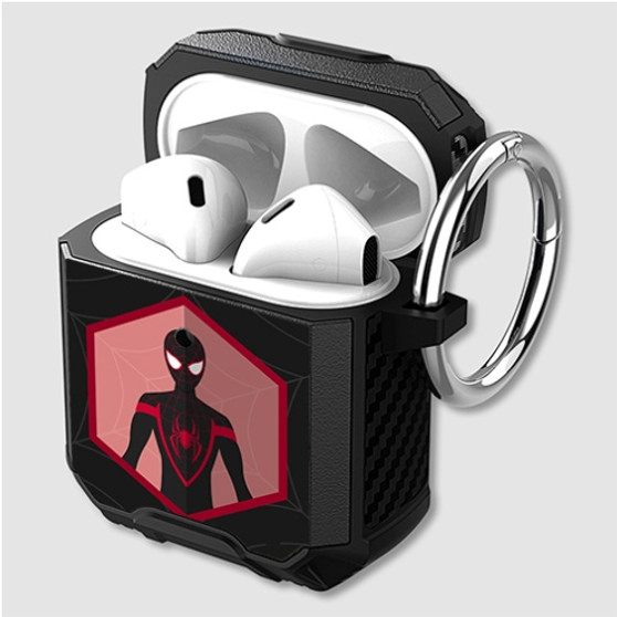 Pastele Spider Man The Avengers Custom Personalized Airpods Case Shockproof Cover The Best Smart Protective Cover With Ring AirPods Gen 1 2 3 Pro Black Pink Colors