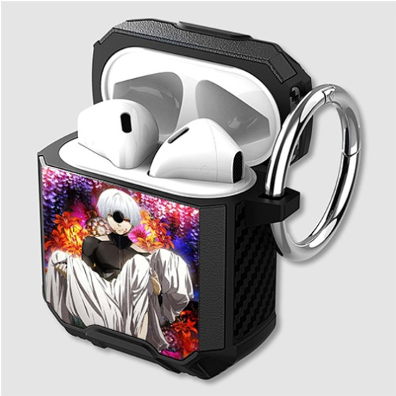 Pastele Tokyo Ghoul Custom Personalized Airpods Case Shockproof Cover The Best Smart Protective Cover With Ring AirPods Gen 1 2 3 Pro Black Pink Colors