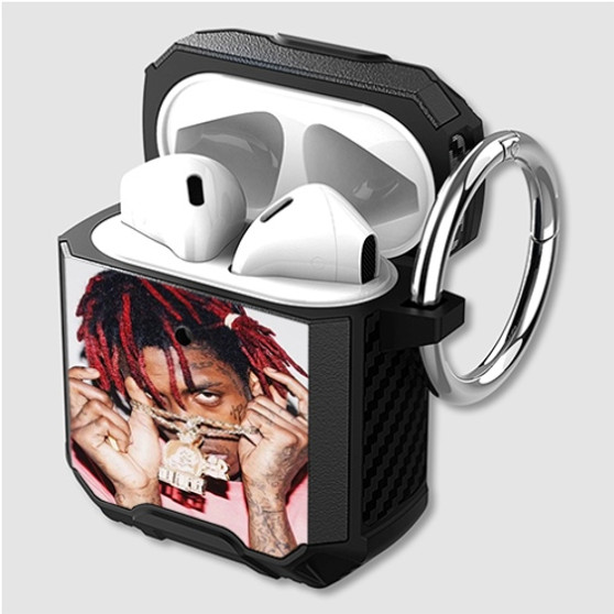 Pastele Trippie Redd Custom Personalized Airpods Case Shockproof Cover The Best Smart Protective Cover With Ring AirPods Gen 1 2 3 Pro Black Pink Colors