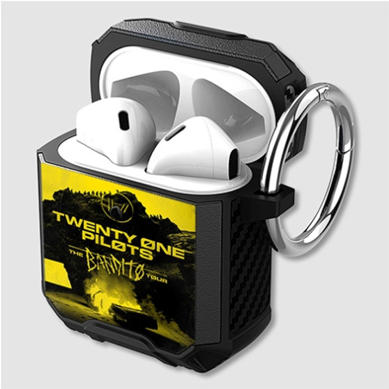 Pastele Twenty One Pilots The Bandito Tour Custom Personalized Airpods Case Shockproof Cover The Best Smart Protective Cover With Ring AirPods Gen 1 2 3 Pro Black Pink Colors