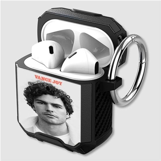 Pastele Vance Joy Custom Personalized Airpods Case Shockproof Cover The Best Smart Protective Cover With Ring AirPods Gen 1 2 3 Pro Black Pink Colors