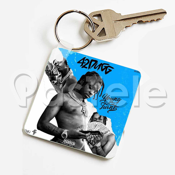 Lil Baby 42 Dugg Grace Custom Keychain Key Ring Jewelry Necklaces Pendant Two Sides