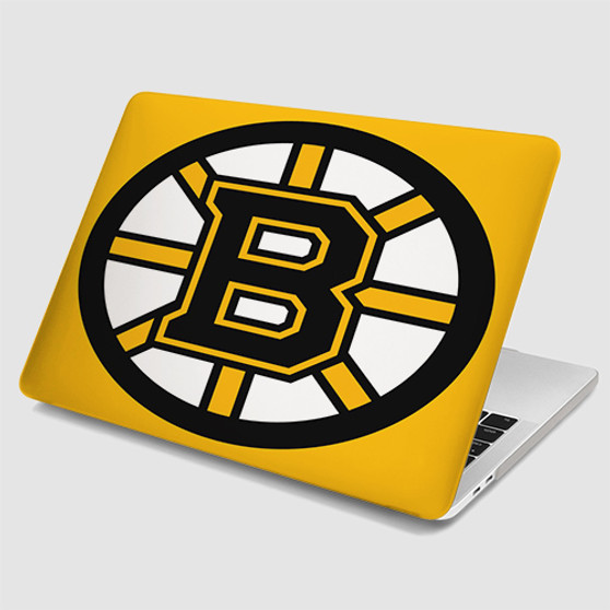 Pastele Boston Bruins NHL Art MacBook Case Custom Personalized Smart Protective Cover for MacBook MacBook Pro MacBook Pro Touch MacBook Pro Retina MacBook Air Cases
