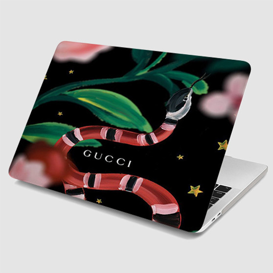 Pastele Gucci Snake MacBook Case Custom Personalized Smart Protective Cover for MacBook MacBook Pro MacBook Pro Touch MacBook Pro Retina MacBook Air Cases