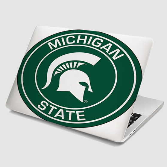 Pastele Michigan State Spartans MacBook Case Custom Personalized Smart Protective Cover for MacBook MacBook Pro MacBook Pro Touch MacBook Pro Retina MacBook Air Cases