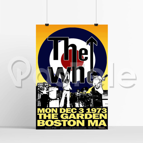 The Who The Garden Boston Tour Silk Poster Wall Decor 20 x 13 Inch 24 x 36 Inch