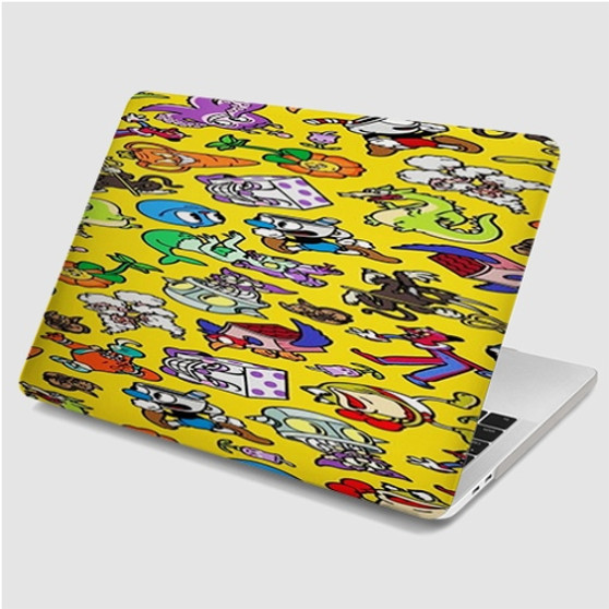 Pastele Cuphead Pattern MacBook Case Custom Personalized Smart Protective Cover for MacBook MacBook Pro MacBook Pro Touch MacBook Pro Retina MacBook Air Cases